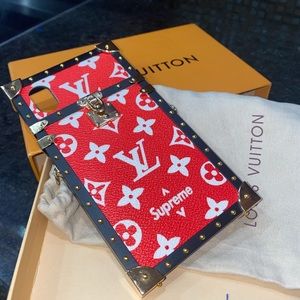 LV x SUPREME phone case